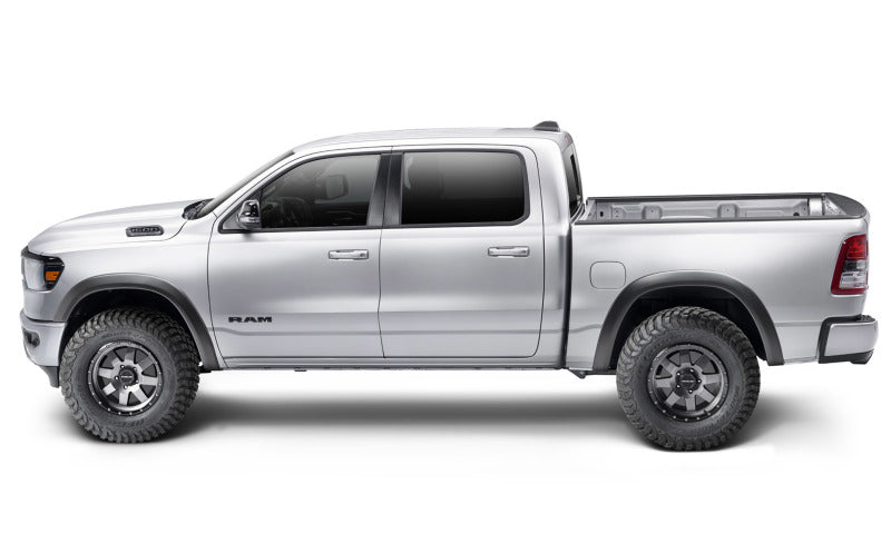 Bushwacker 19-22 Ram 1500 (Excl. Rebel/TRX) 67.4 & 76.3in Bed Extend-A-Fender Flares 2pc FR - Blk