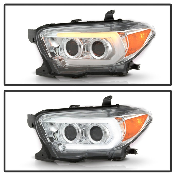 Spyder Signature Toyota Tacoma 16-18 (SR5 Model) Projector Headlights- Chrome (PRO-YD-TT16-LB-C)