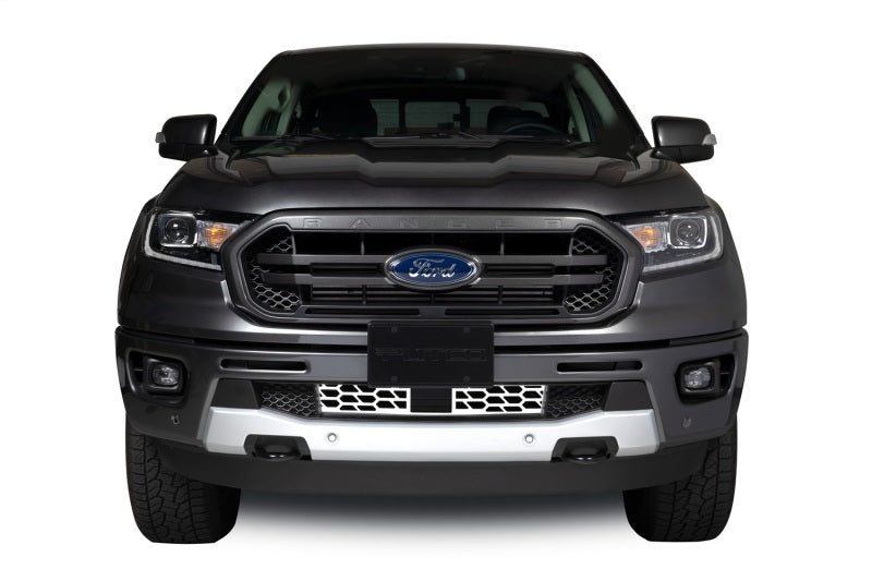 Putco 19-20 Ford Ranger w/ Adaptive Cruise - Hex Shield - Polished SS Bumper Grille Inserts