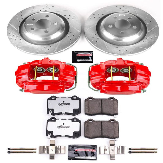 Power Stop 05-10 Chrysler 300 Rear Z26 Street Warrior Brake Kit w/Calipers