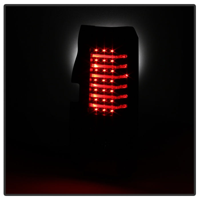 Xtune Hummer H3 06-09 ( Non H3T ) LED Tail Lights Black ALT-ON-HH306-LED-BK