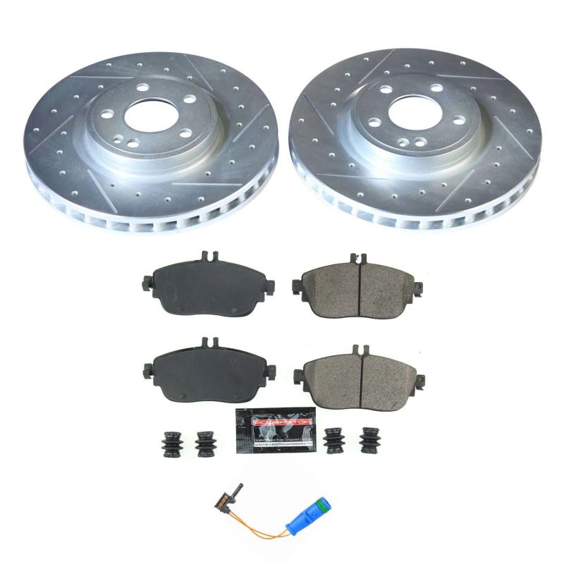 Power Stop 17-19 Infiniti QX30 Front Z23 Evolution Sport Brake Kit