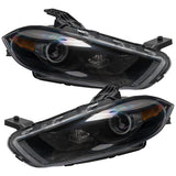 Oracle 13-14 Dodge Dart (HID Style) SMD HL - Black - ColorSHIFT w/o Controller