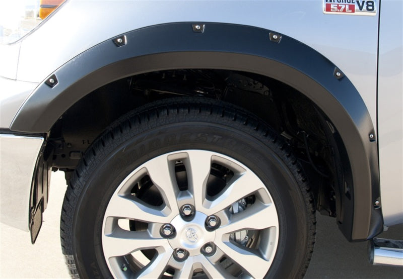 Lund 07-13 Toyota Tundra RX-Rivet Style Textured Elite Series Fender Flares - Black (2 Pc.)