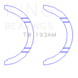 King Engine Bearings Toyota 1AZFE/2AZFE Thrust Washer Set