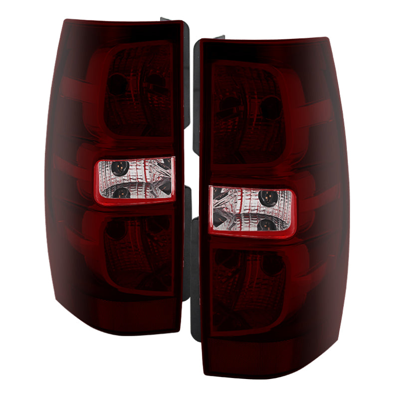 xTune Chevy Suburban 07-13 OEM Style Tail Lights Red Smoked ALT-JH-CSUB07-OE-RSM