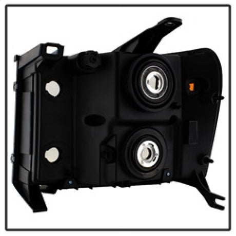 xTune GMC Sierra 07-13 Crystal Headlights Black HD-JH-GSIE07-AM-BK