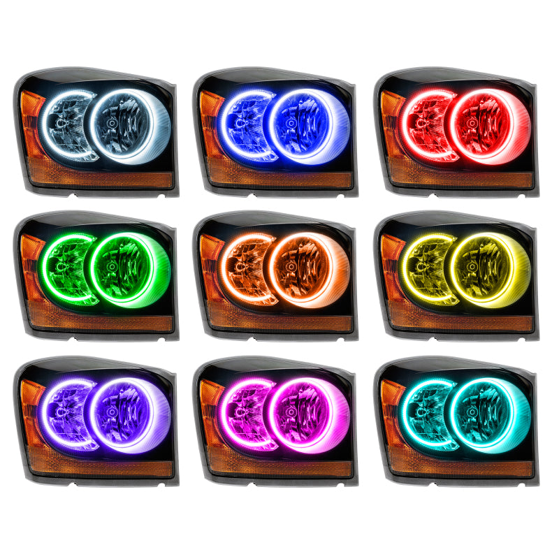 Oracle 04-06 Dodge Durango SMD HL - Black - ColorSHIFT w/ Simple Controller