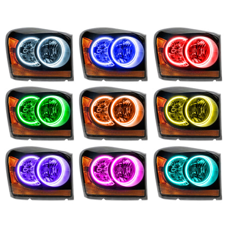 Oracle 04-06 Dodge Durango SMD HL - Black - ColorSHIFT w/o Controller