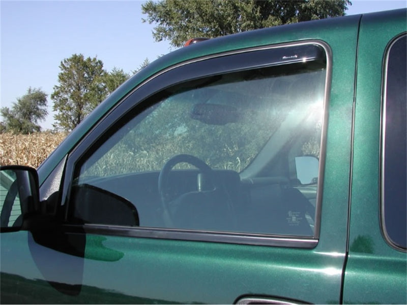 Stampede 1999-2006 Chevy Silverado 1500 Crew Cab Pickup Snap-Inz Sidewind Deflector 2pc - Smoke