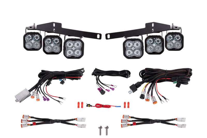 Diode Dynamics 17-20 Ford Raptor SS3 LED Fog Light Kit - White Max