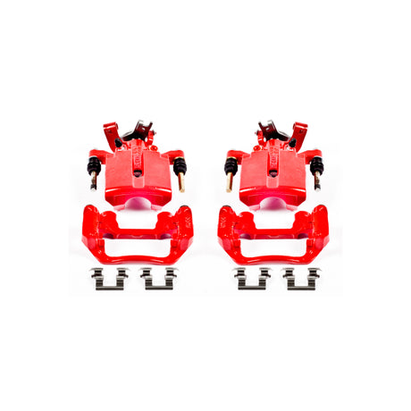 Power Stop 05-08 Chevrolet Cobalt Rear Red Calipers w/Brackets - Pair