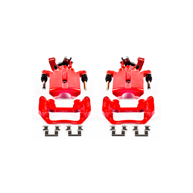 Power Stop 05-08 Chevrolet Cobalt Rear Red Calipers w/Brackets - Pair