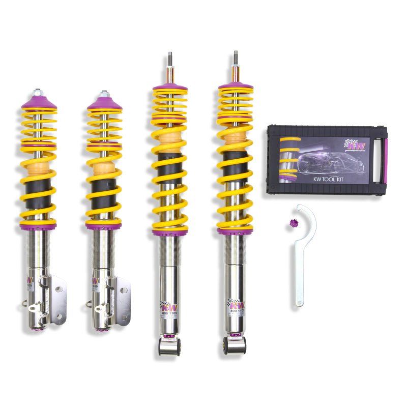 KW Coilover Kit V3 VW Golf II / Jetta II (19E) 2WD all engines