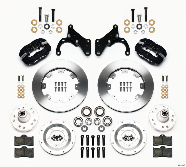 Wilwood Forged Dynalite Front Kit 12.19in 69-70 Impala Drum/Disc 69-82 Vette