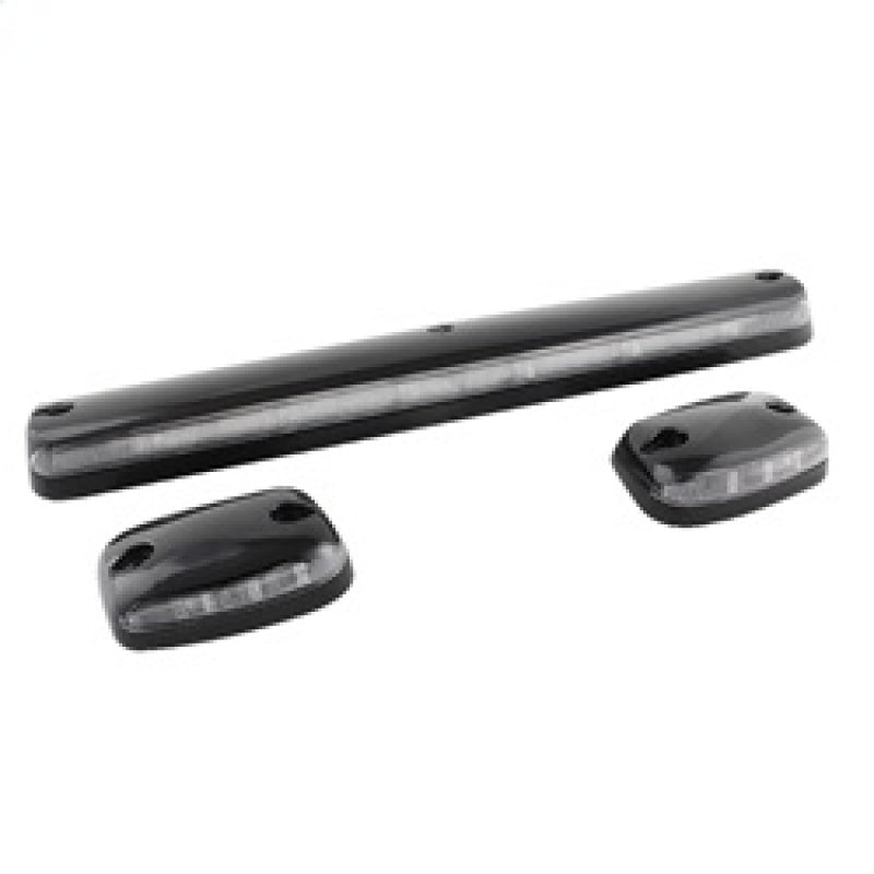 xTune Chevy Silverado 07-13 Amber LED Cab Roof Lights Clear ACC-LED-CS07-CR-C