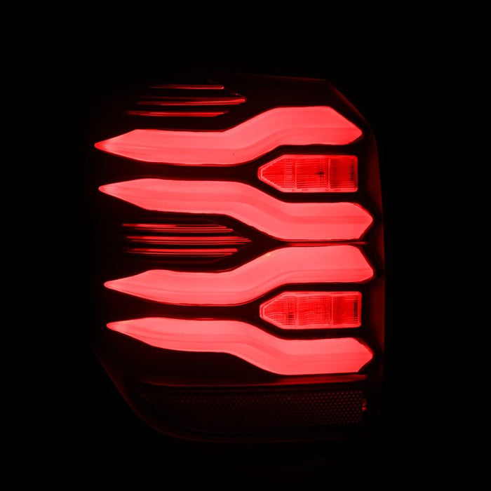 AlphaRex 10-21 Toyota 4Runner LUXX LED Taillights Blk w/Activ Light/Seq Signal