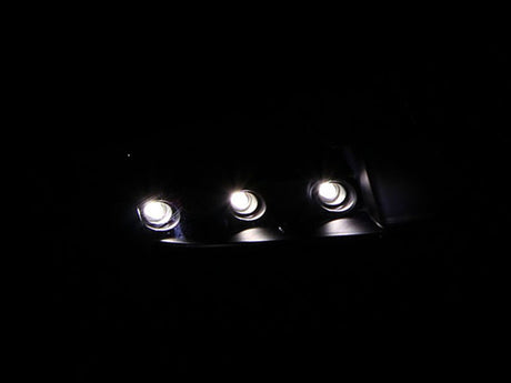 ANZO 2007-2014 Chevy Tahoe Crystal Headlight Chrome Amber(OE)