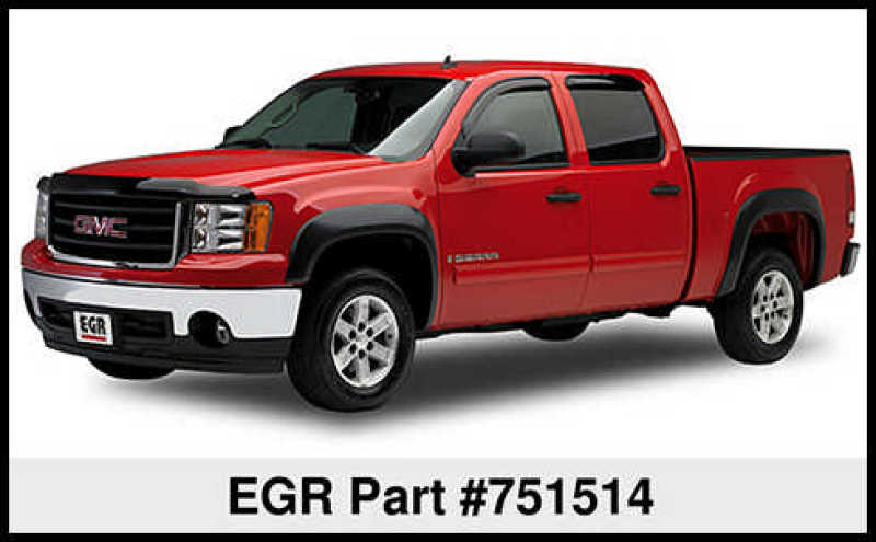 EGR 07-13 GMC Sierra LD 6-8ft Bed Rugged Look Fender Flares - Set (751514)