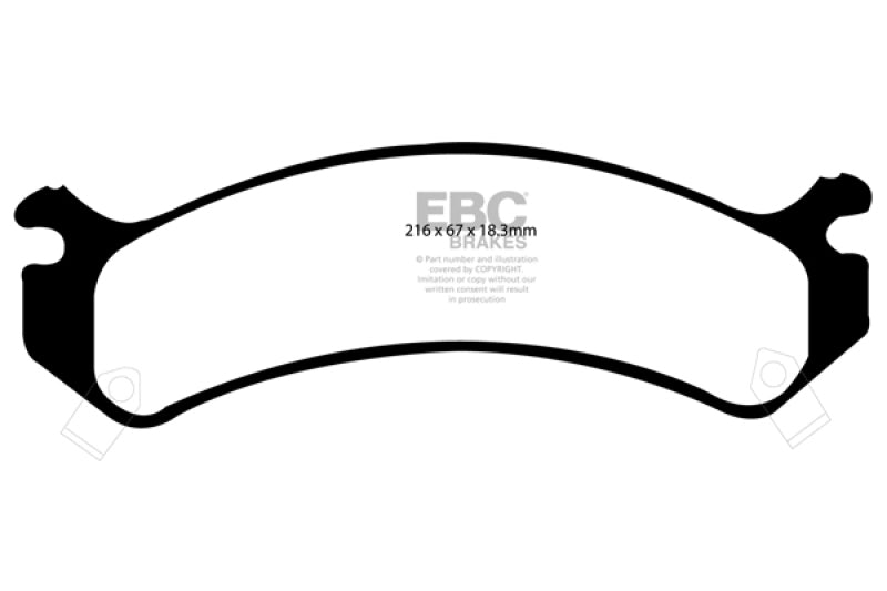 EBC 02 Chevrolet Avalanche 8.1 (2500) Extra Duty Front Brake Pads