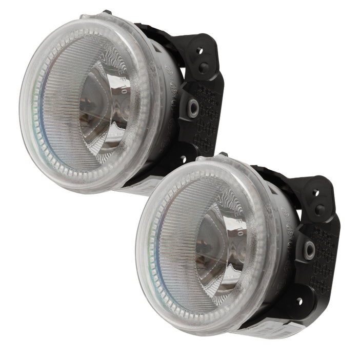 Oracle Lighting 10-15 Jeep Wrangler JK Pre-Assembled LED Halo Fog Lights -UV/Purple SEE WARRANTY