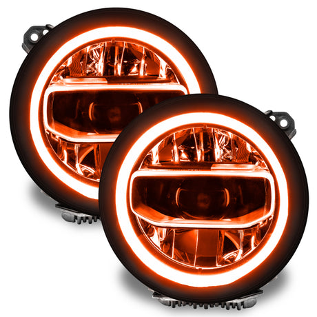 Oracle Jeep Wrangler JL/Gladiator JT RGB+W Headlight DRL Kit - ColorSHIFT w/o Cntrl
