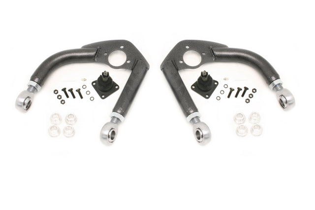 BMR 93-02 F-Body Upper A-Arms w/ Adj. Rod Ends - Black Hammertone BMR Suspension