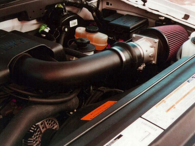 Airaid 97-03 Ford F-150/97-04 Expedition 4.6/5.4L CL Intake System w/ Black Tube (Oiled / Red Media)