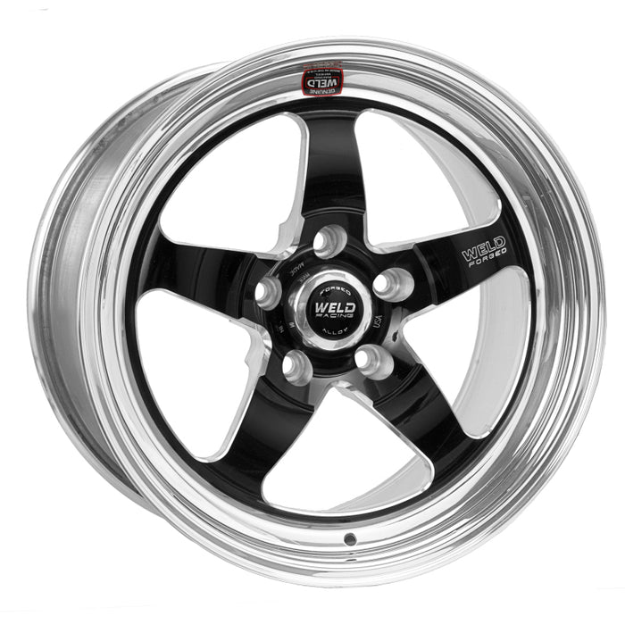 Weld S71 17x10 / 5x4.75 BP / 7.2in. BS Black Wheel (High Pad) - Non-Beadlock