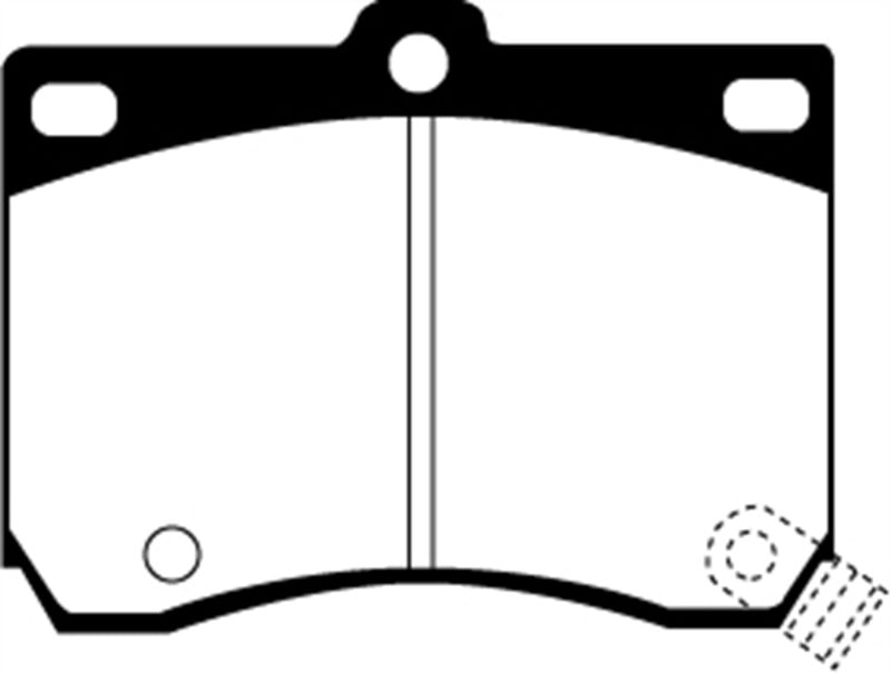 EBC 91-96 Ford Escort 1.8 Greenstuff Front Brake Pads