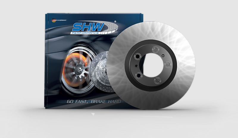 SHW 01-06 BMW M3 3.2L Rear Smooth Monobloc Brake Rotor (34212229379)