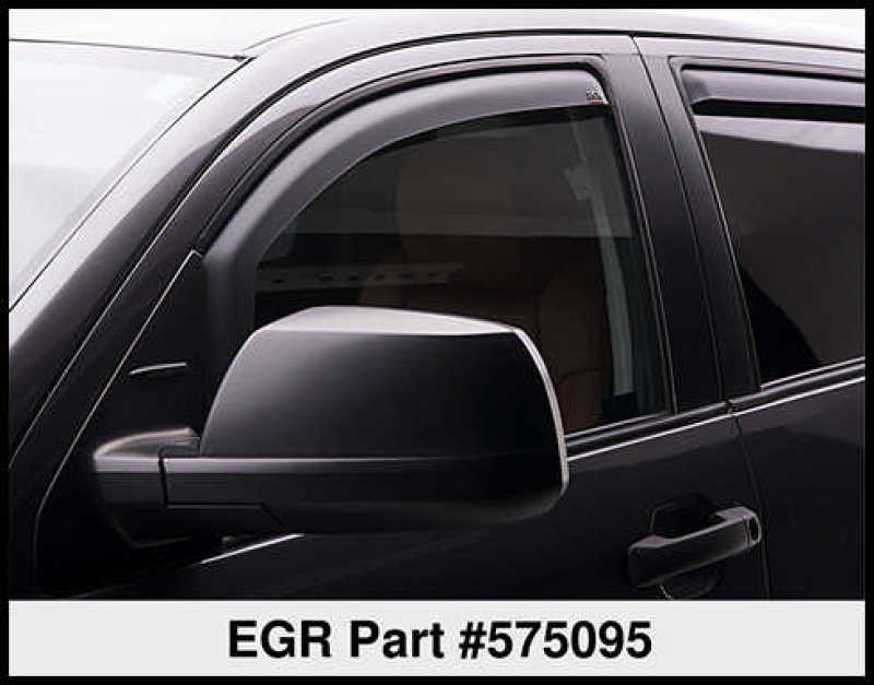 EGR 07-12 Toyota Tundra Dbl Cab In-Channel Window Visors - Set of 4 - Matte