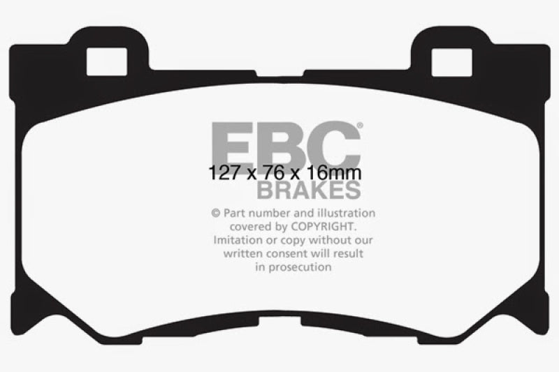 EBC 2013+ Infiniti Q50 Hybrid 3.5L Hybrid Sport Ultimax2 Front Brake Pads