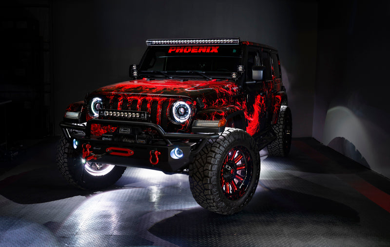 Oracle Jeep Wrangler JK/JL/JT High Performance W LED Fog Lights - ColorSHIFT - Dynamic SEE WARRANTY