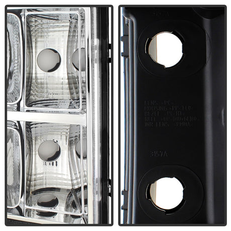 xTune GMC Sierra 07-13 Crystal Headlights Chrome HD-JH-GSIE07-AM-C