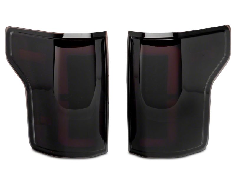 Raxiom 15-17 Ford F-150 Axial Series LED Tail Lights- Blk Housing (Smoked Lens)