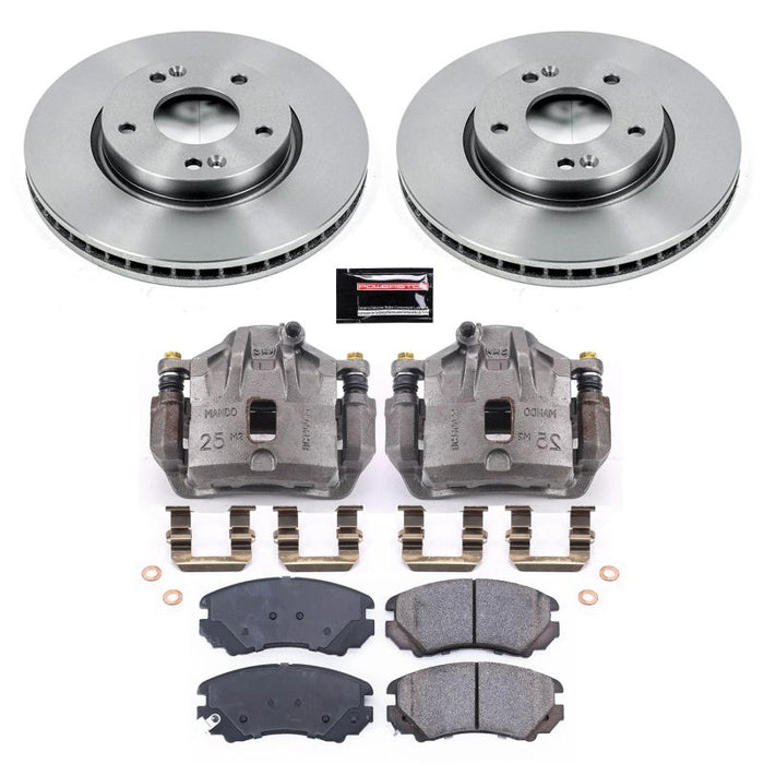 Power Stop 03-05 Hyundai Tiburon Front Autospecialty Brake Kit w/Calipers