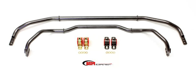 BMR 13-15 Chevrolet Camaro Front & Rear Hollow 29mm Adj. Sway Bar Kit w/ Bushings - Black Hammertone BMR Suspension