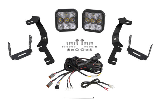 Diode Dynamics Stage Series Ditch Light Kit for 2019-Present Ram SS5 Sport - White Combo