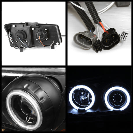 Spyder Chevy Silverado 1500 03-06 Projector Headlights CCFL Halo LED Blk High H1 PRO-YD-CS03-CCFL-BK