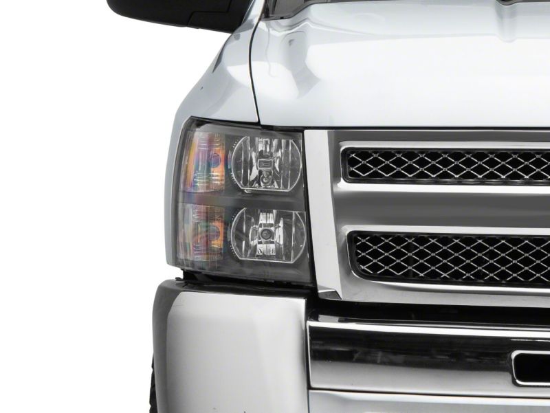 Raxiom 07-13 Chevrolet Silverado 1500 Euro Headlights- Blk Housing (Clear Lens)