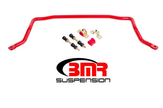 BMR 78-87 G-Body Front Solid 1.25in Sway Bar Kit w/ Bushings - Red BMR Suspension