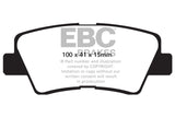 EBC 09-11 Hyundai Azera 3.3 Yellowstuff Rear Brake Pads