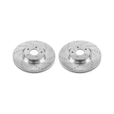 Power Stop 13-19 Ford Fusion Front Evolution Drilled & Slotted Rotors - Pair