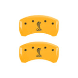 MGP 4 Caliper Covers Engraved Front & Rear Oval Logo/Ford Yellow Finish Black Char 2008 Ford F-150