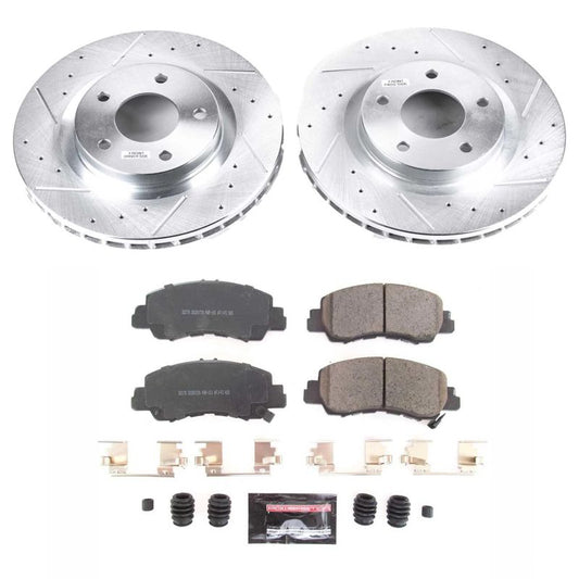 Power Stop 2018 Mitsubishi Eclipse Cross Front Z23 Evolution Sport Brake Kit