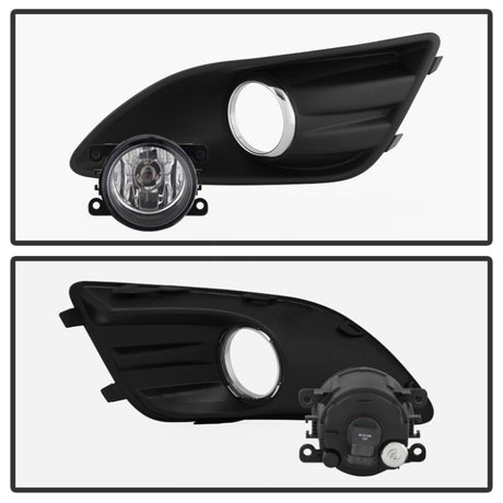 Spyder Ford C-Max 2013-2015 OEM Fog Light W/Universal Switch- Clear FL-FCMAX2013-C