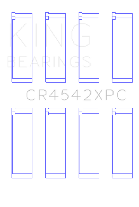 King Engine Bearings Honda K-Series pMaxKote Performance Rod Bearing Set - Size +.026mm