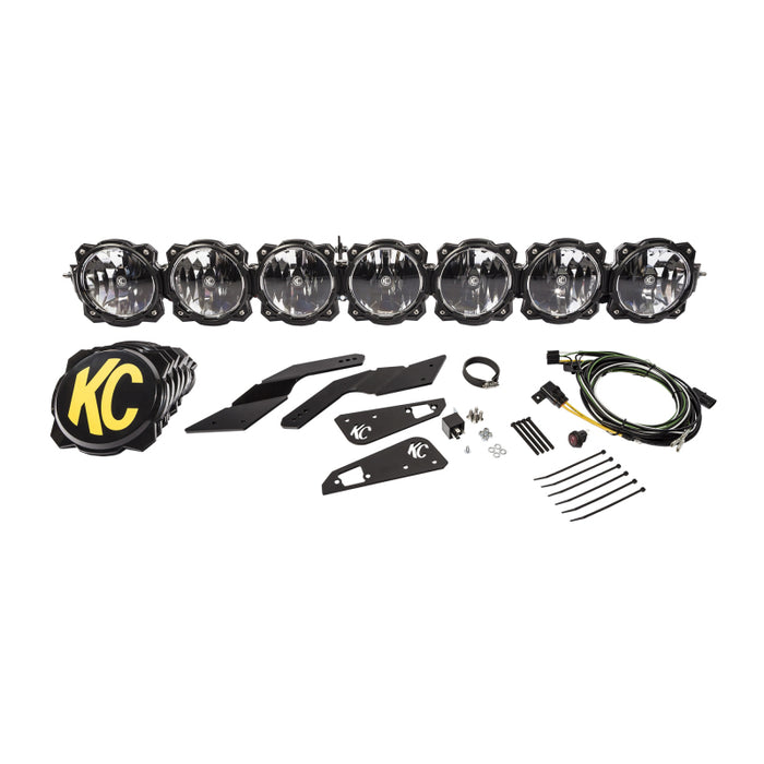 KC HiLiTES Can-Am X3 45in. Pro6 Gravity LED 7-Light 140w Combo Beam Overhead Light Bar System