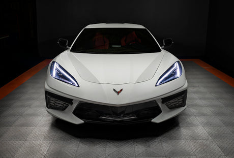 Oracle 20-21 Chevy Corvette C8 RGB+A Headlight DRL Kit - ColorSHIFT w/ Simple Cntrl